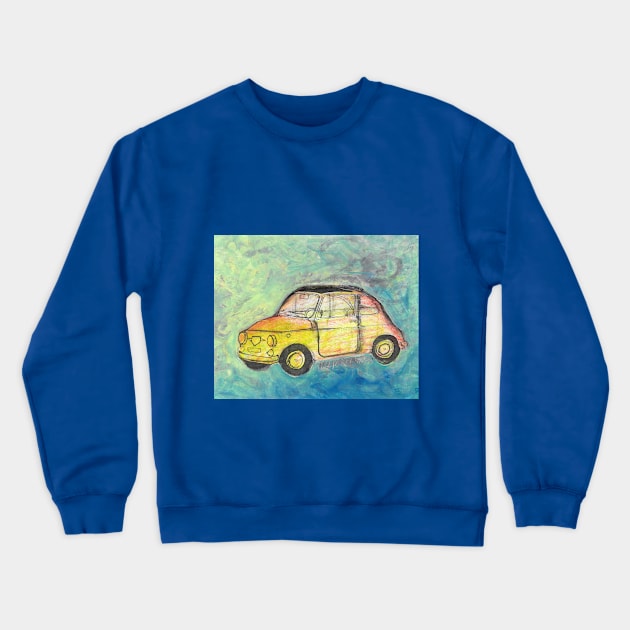 Fiat 500 - 16 Crewneck Sweatshirt by walter festuccia